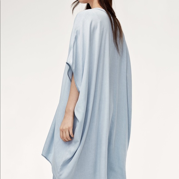 ARITZIA • Talula Aitken Kimono Blouse in Blue Depths - Picture 4 of 10